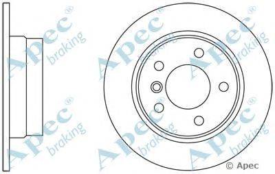 Тормозной диск APEC braking DSK2298