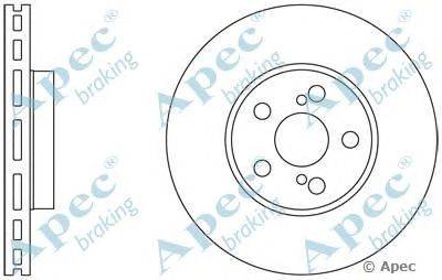 Тормозной диск APEC braking DSK2304