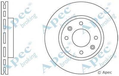 Тормозной диск APEC braking DSK2313