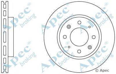 Тормозной диск APEC braking DSK2319