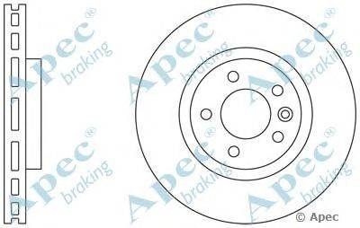 Тормозной диск APEC braking DSK2323