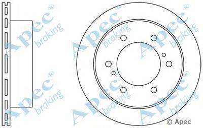 Тормозной диск APEC braking DSK2331