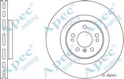 Тормозной диск APEC braking DSK2351