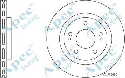 Тормозной диск APEC braking DSK2356