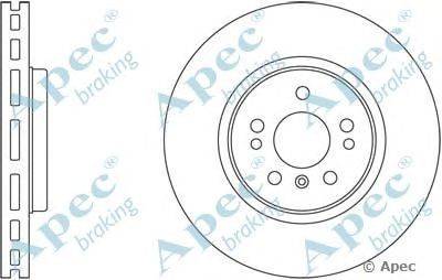 Тормозной диск APEC braking DSK2366