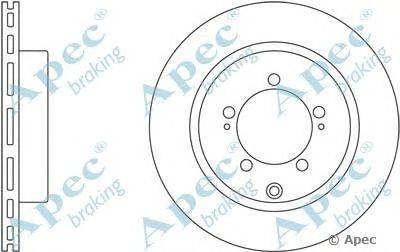 Тормозной диск APEC braking DSK2369