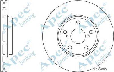Тормозной диск APEC braking DSK2370