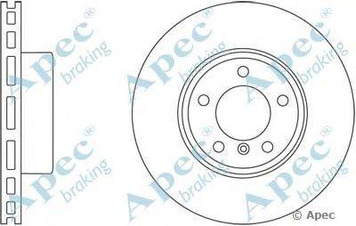 Тормозной диск APEC braking DSK2392