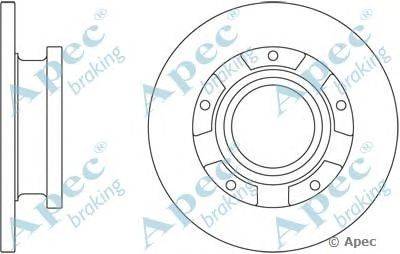Тормозной диск APEC braking DSK2426
