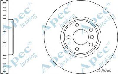 Тормозной диск APEC braking DSK2461