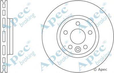 Тормозной диск APEC braking DSK2490