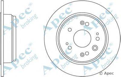 Тормозной диск APEC braking DSK2495