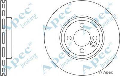 Тормозной диск APEC braking DSK2499