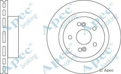 Тормозной диск APEC braking DSK2504