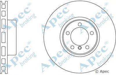 Тормозной диск APEC braking DSK2536
