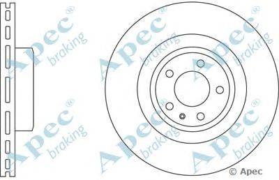Тормозной диск APEC braking DSK2541