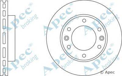 Тормозной диск APEC braking DSK2565