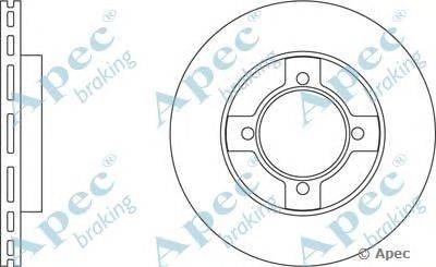 Тормозной диск APEC braking DSK258