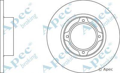 Тормозной диск APEC braking DSK260