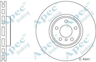 Тормозной диск APEC braking DSK2602