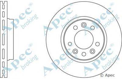 Тормозной диск APEC braking DSK2610