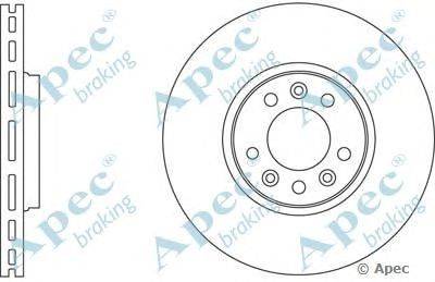 Тормозной диск APEC braking DSK2611