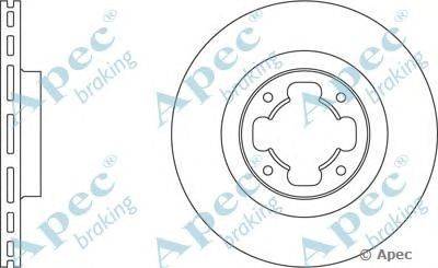 Тормозной диск APEC braking DSK262