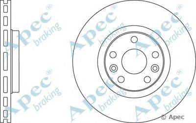 Тормозной диск APEC braking DSK2635