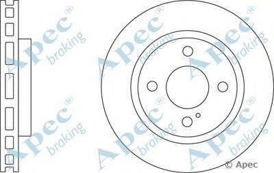 Тормозной диск APEC braking DSK2647