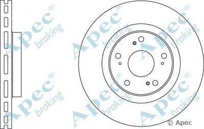 Тормозной диск APEC braking DSK2649