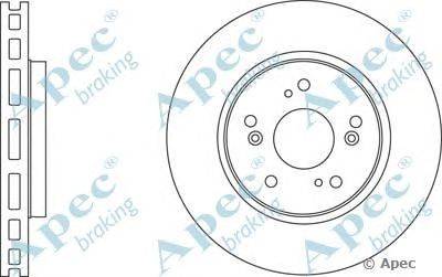 Тормозной диск APEC braking DSK2662