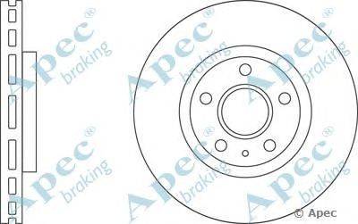 Тормозной диск APEC braking DSK2699