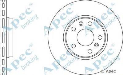 Тормозной диск APEC braking DSK2713