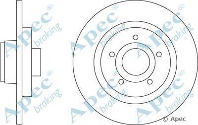 Тормозной диск APEC braking DSK2714