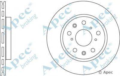 Тормозной диск APEC braking DSK2744