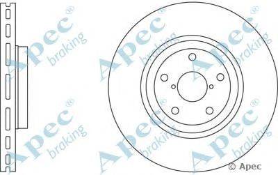 Тормозной диск APEC braking DSK2750