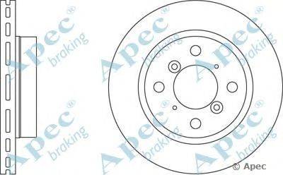 Тормозной диск APEC braking DSK277