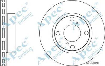 Тормозной диск APEC braking DSK2781