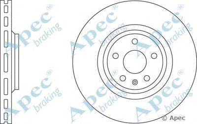 Тормозной диск APEC braking DSK2794
