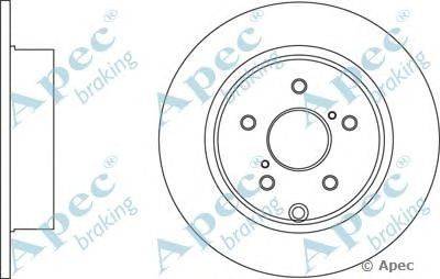 Тормозной диск APEC braking DSK2814