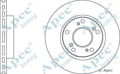 Тормозной диск APEC braking DSK2815