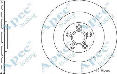 Тормозной диск APEC braking DSK2818