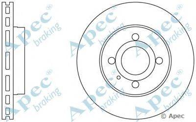 Тормозной диск APEC braking DSK284