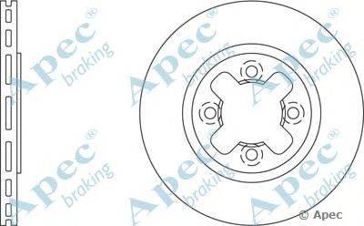 Тормозной диск APEC braking DSK294