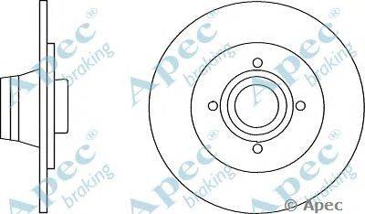 Тормозной диск APEC braking DSK2943