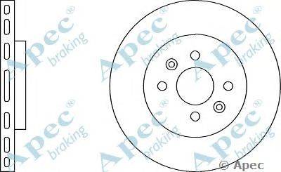 Тормозной диск APEC braking DSK2945