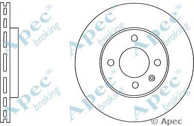 Тормозной диск APEC braking DSK2946
