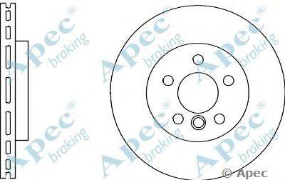 Тормозной диск APEC braking DSK2968