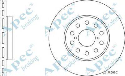 Тормозной диск APEC braking DSK355