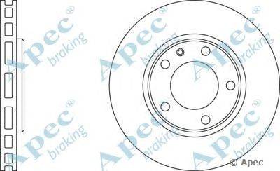 Тормозной диск APEC braking DSK365